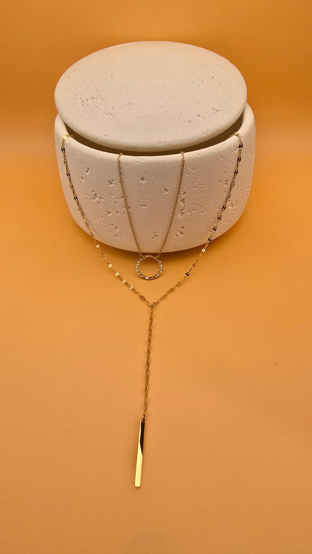 Collier long Maé doré