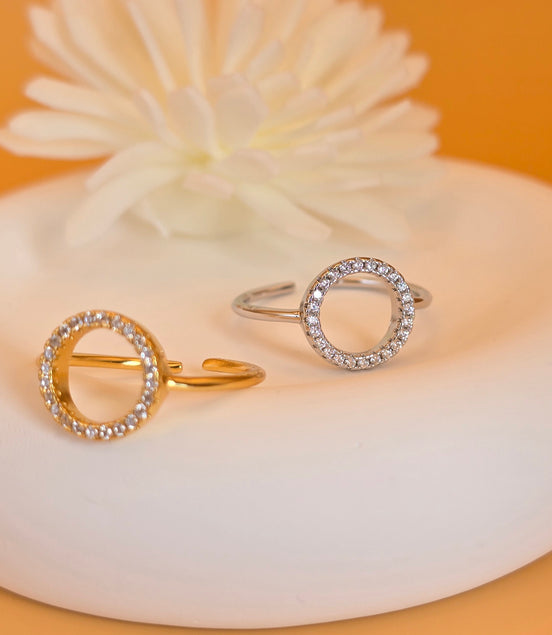 Bague Jade argentée