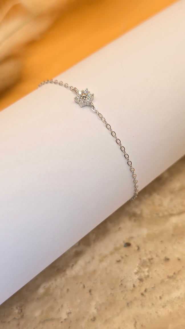 Bracelet argenté Léa