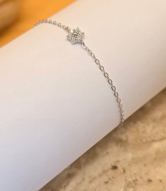 Bracelet argenté Léa