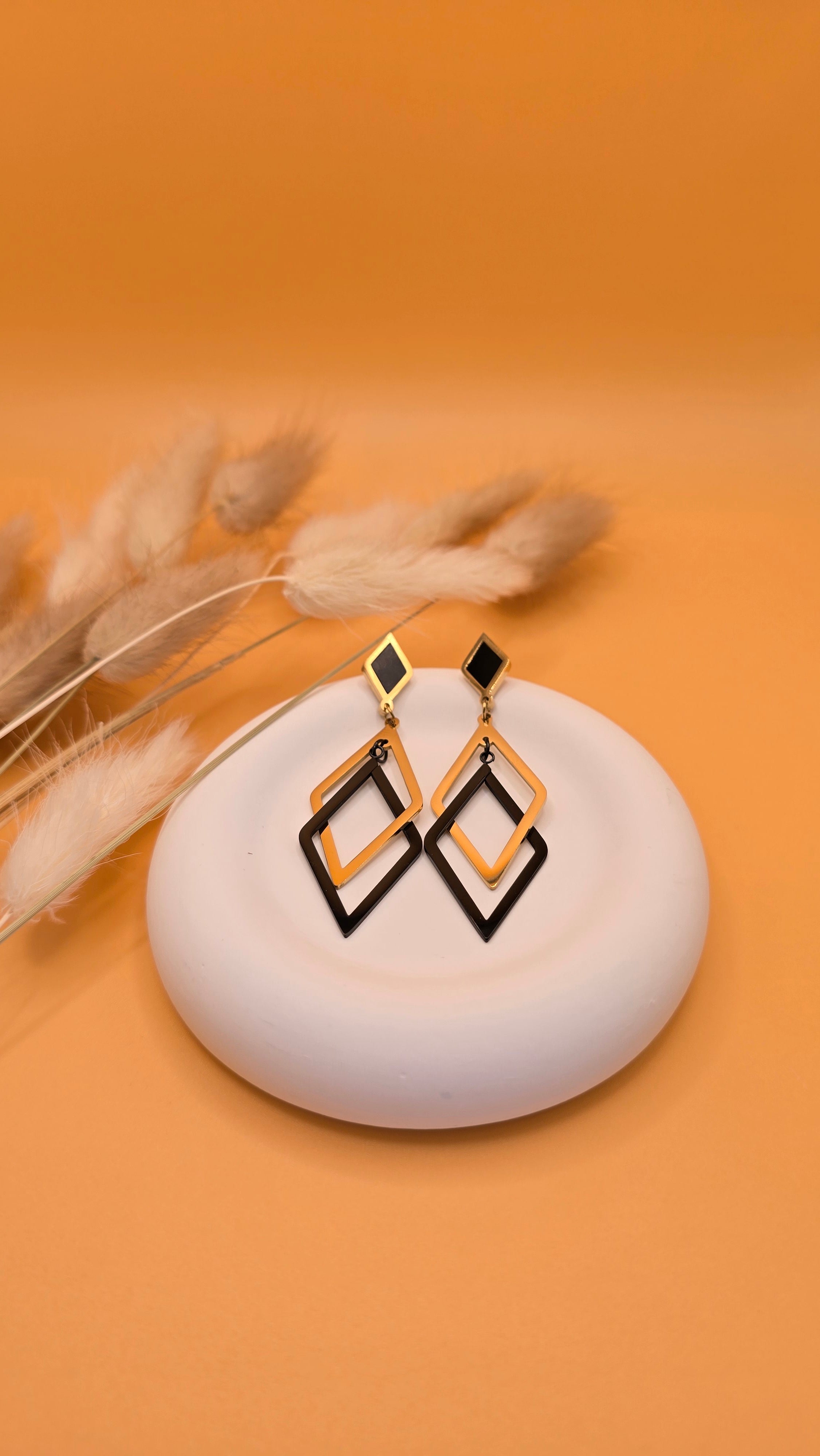 Boucles d'oreilles élégance géométriques