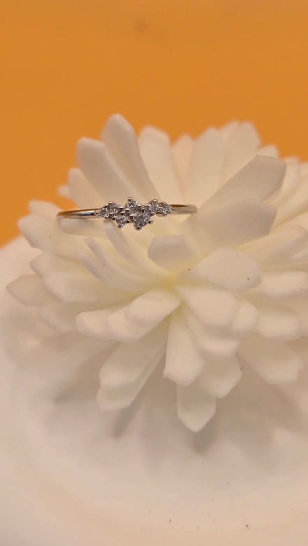 Bague pureté d'argent