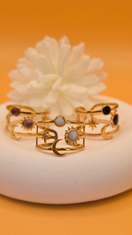 Bague Thaïs blanche