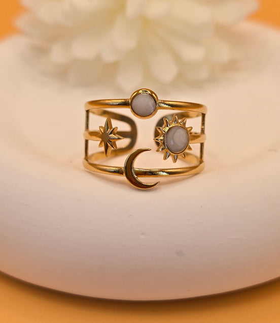 Bague Thaïs blanche