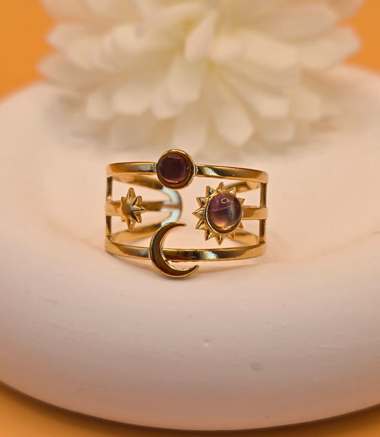 Bague Thaïs violette