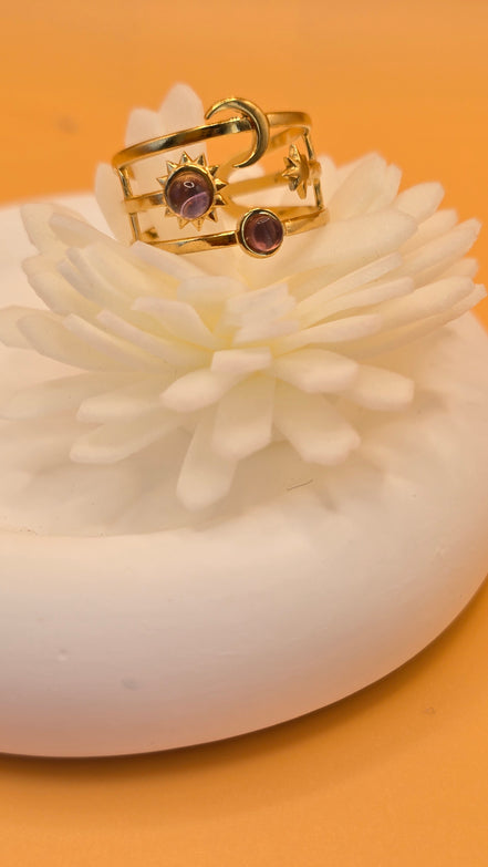 Bague Thaïs violette