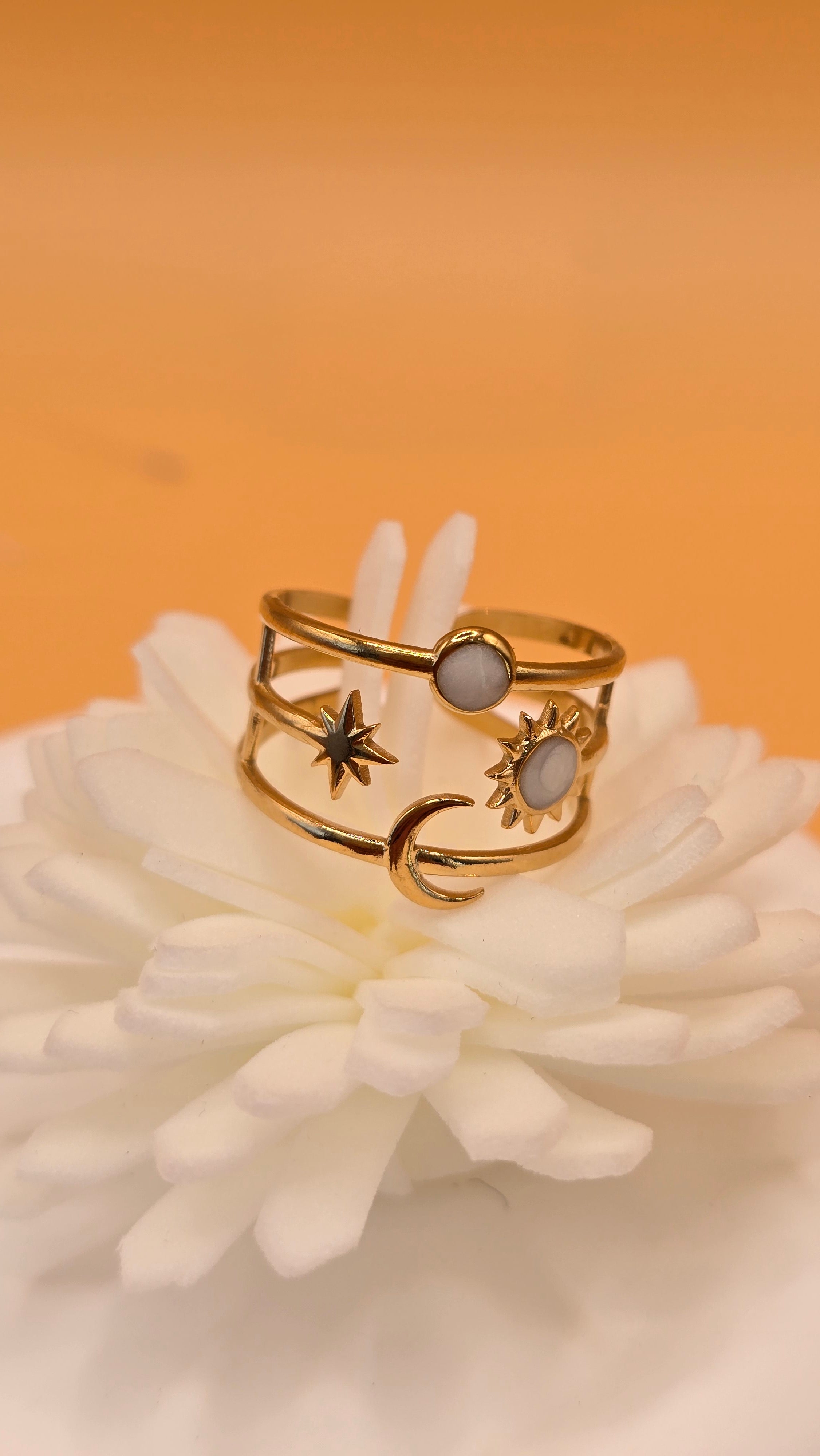 Bague Thaïs blanche