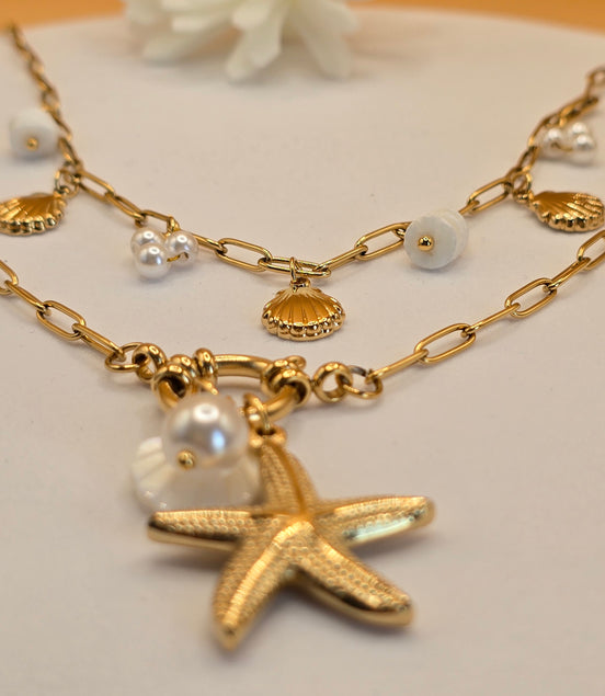 Colliers étoile de mer