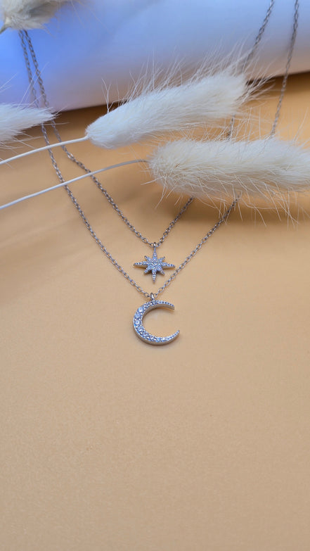 Colliers Elvira argentés