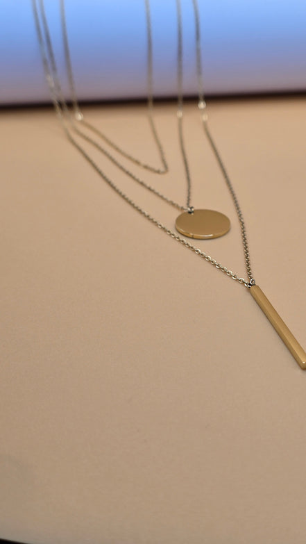 Colliers Soléa dorés