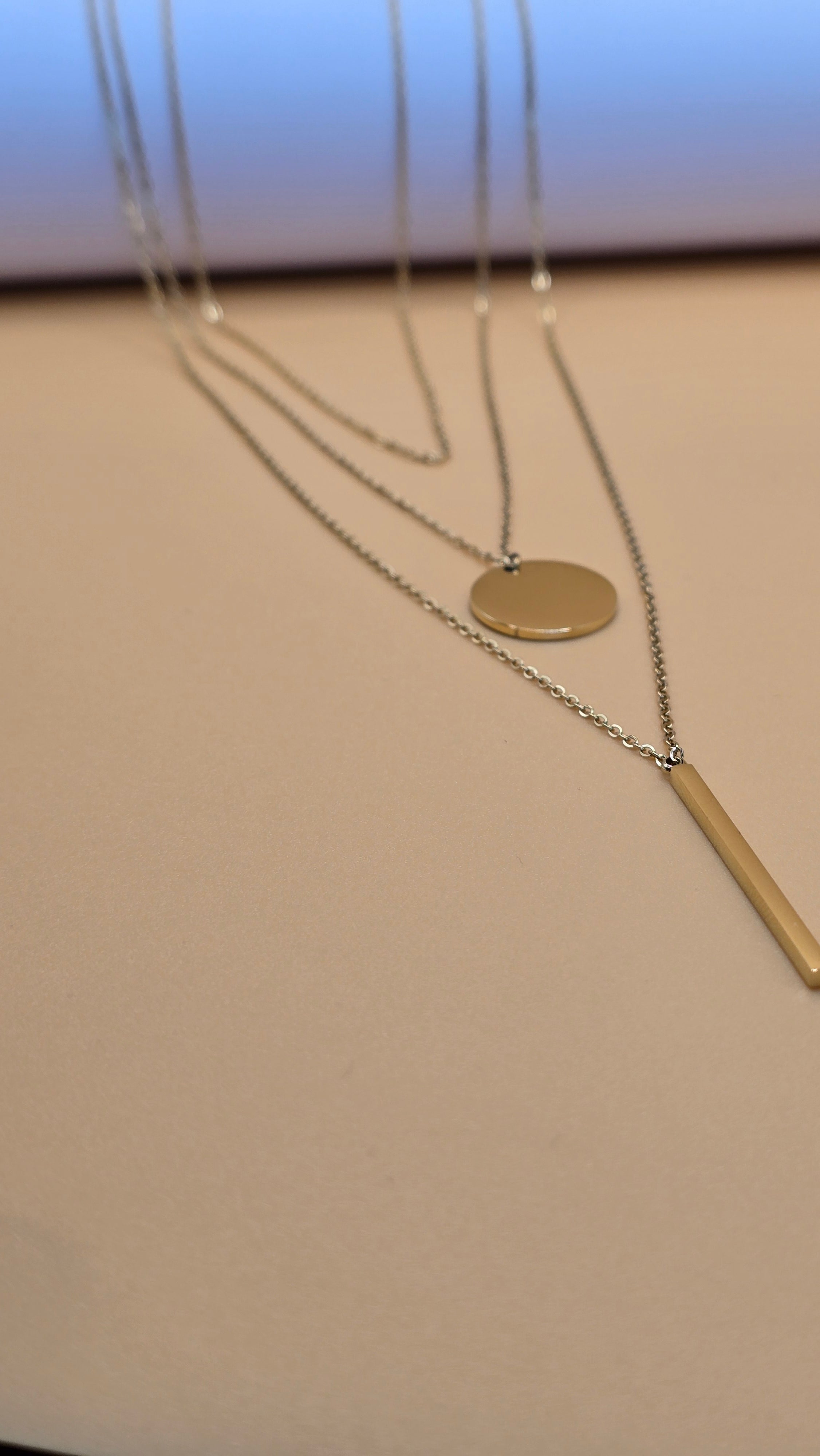 Colliers Soléa dorés