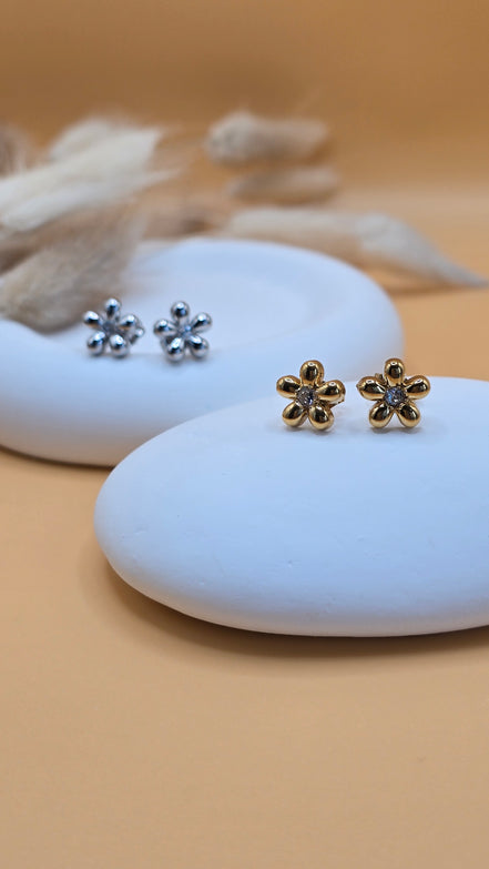 Boucles d'oreilles dorées Ava