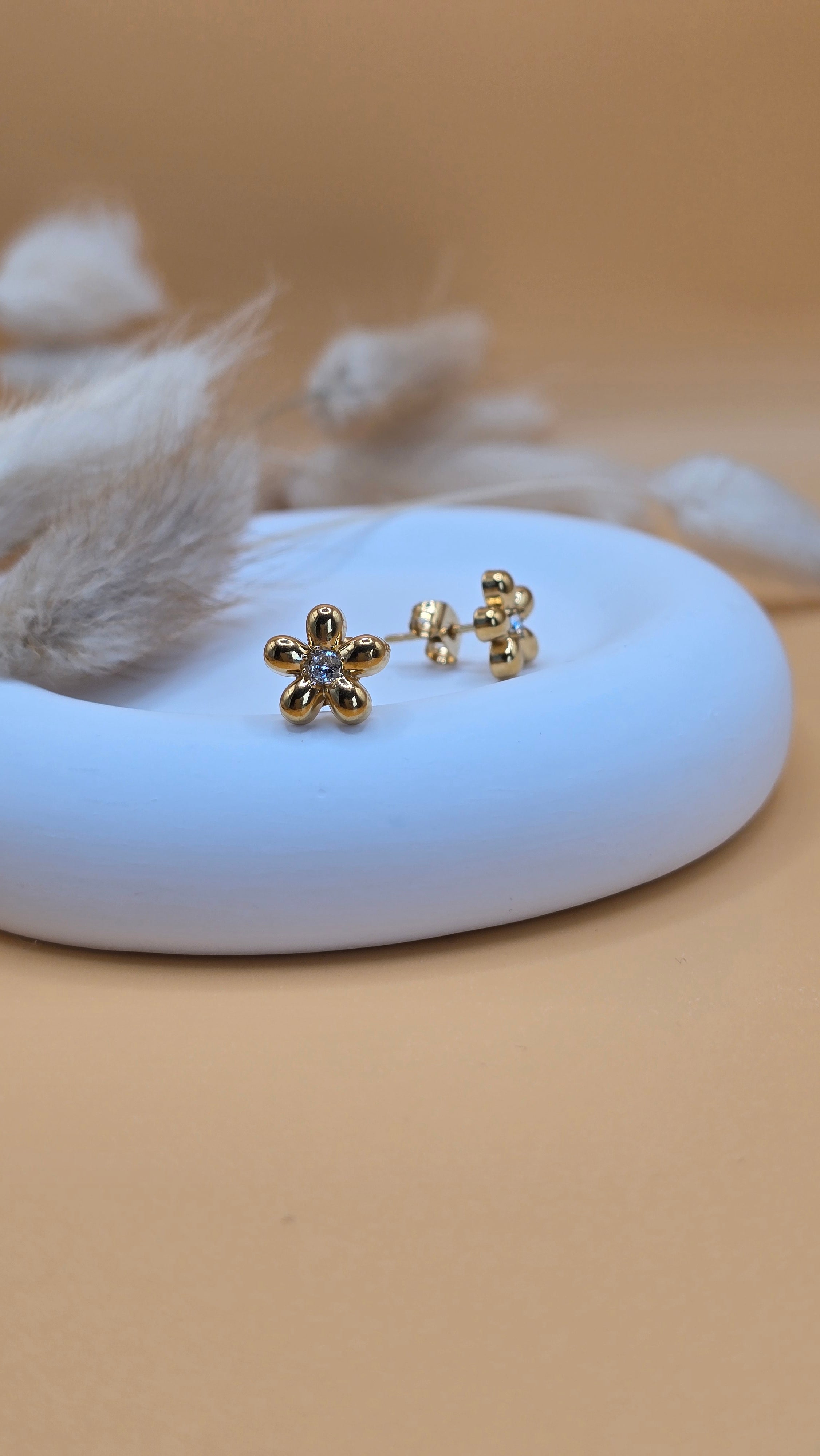 Boucles d'oreilles dorées Ava