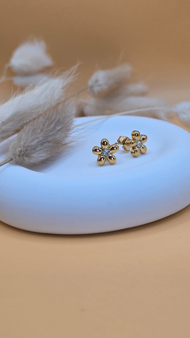 Boucles d'oreilles dorées Ava