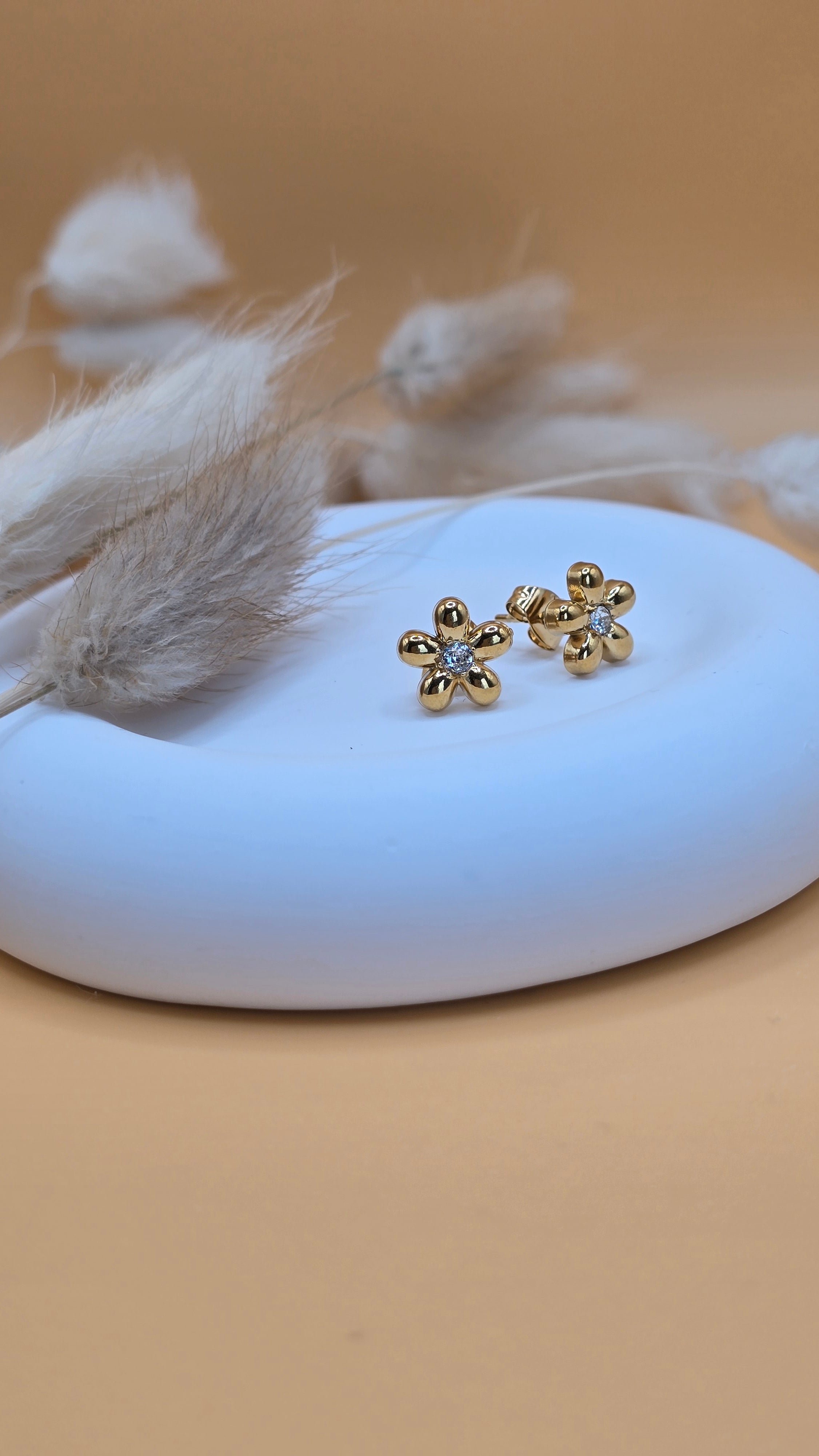 Boucles d'oreilles dorées Ava