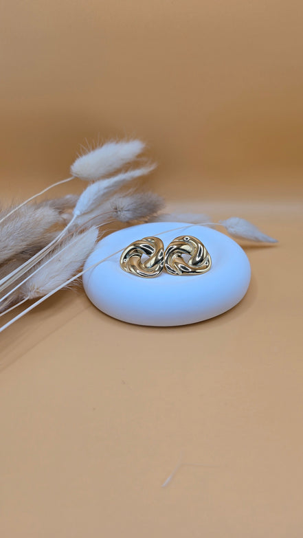 Boucles d'oreilles dorées Maud