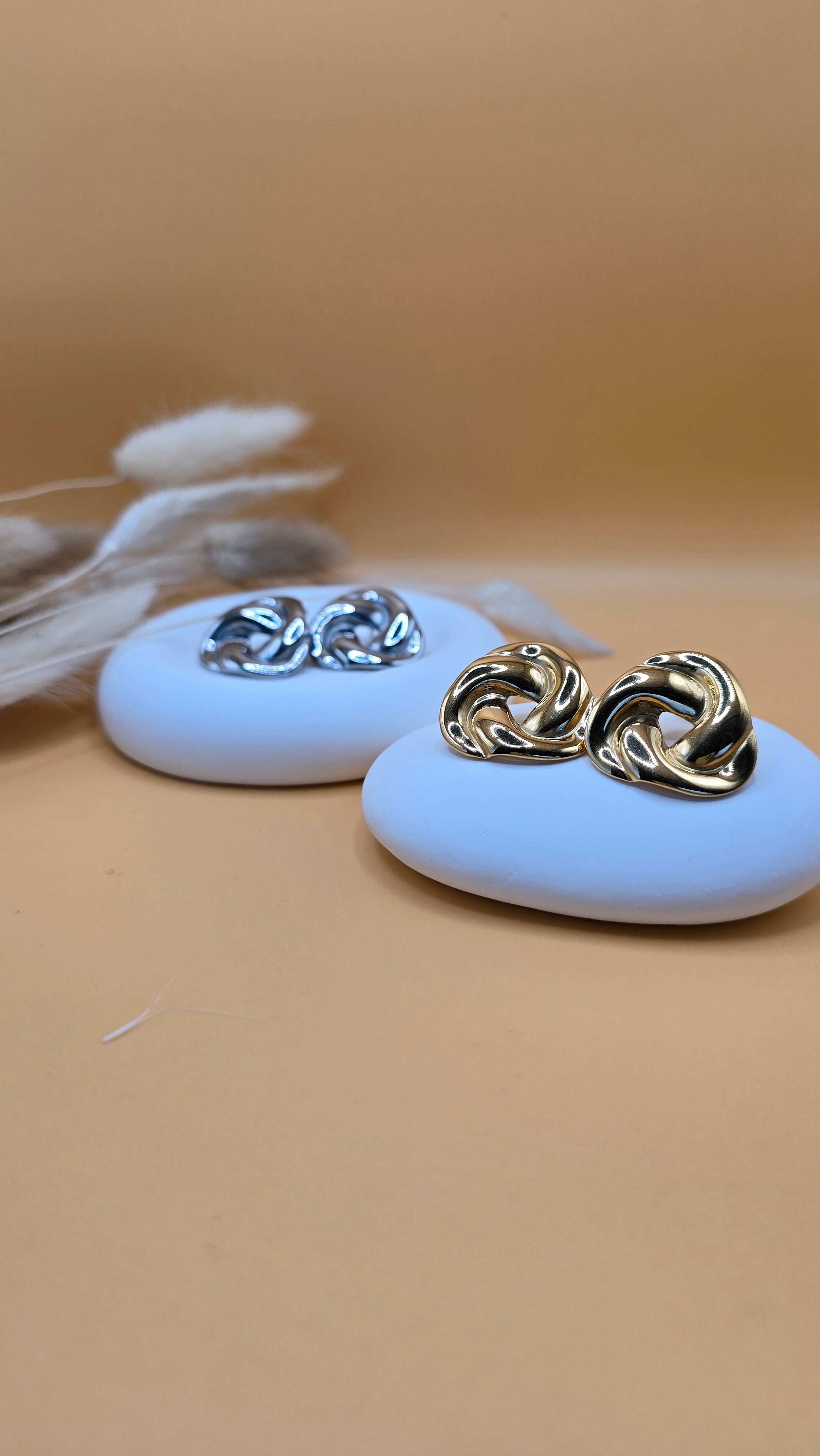 Boucles d'oreilles dorées Maud