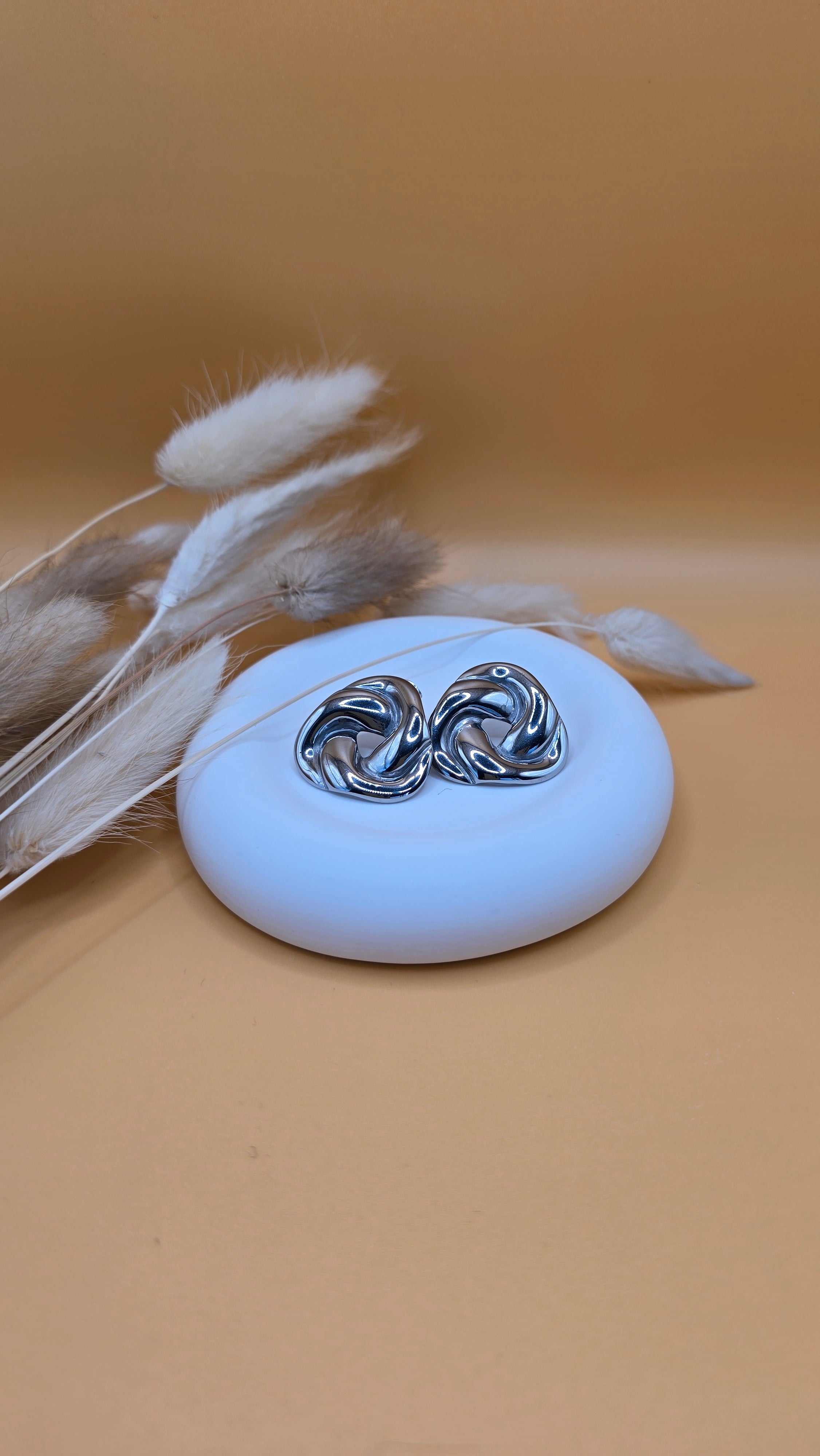 Boucles d'oreilles argentées Maud