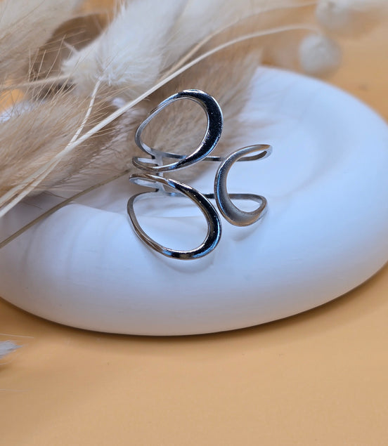 Bague argentée Lucia