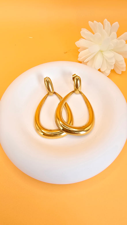 Boucles d'oreilles dorées Zoé