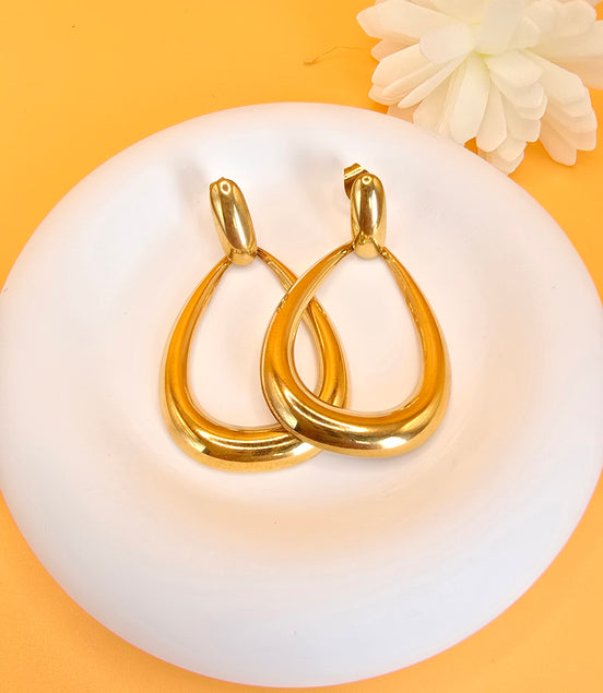 Boucles d'oreilles dorées Zoé