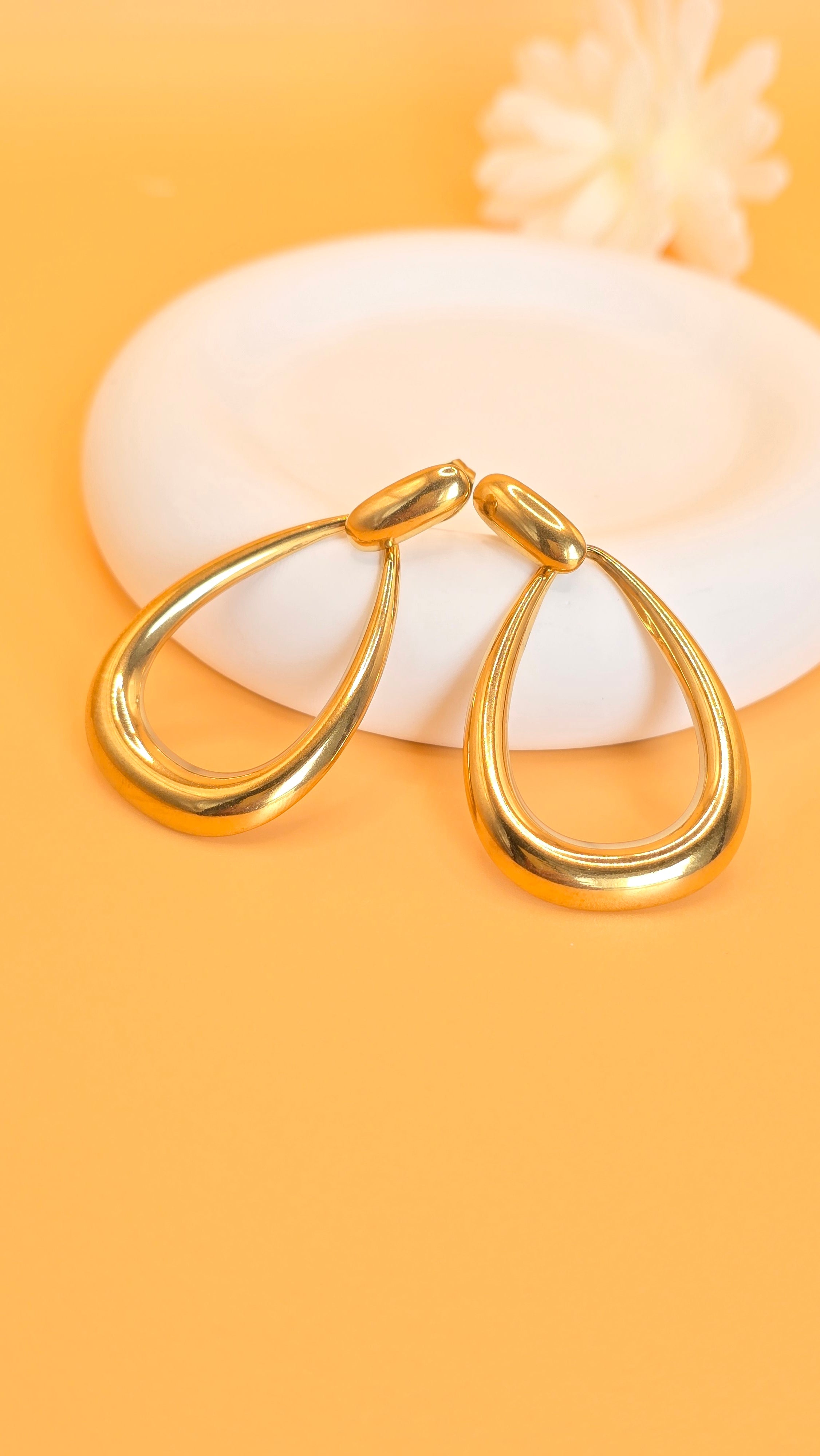 Boucles d'oreilles dorées Zoé