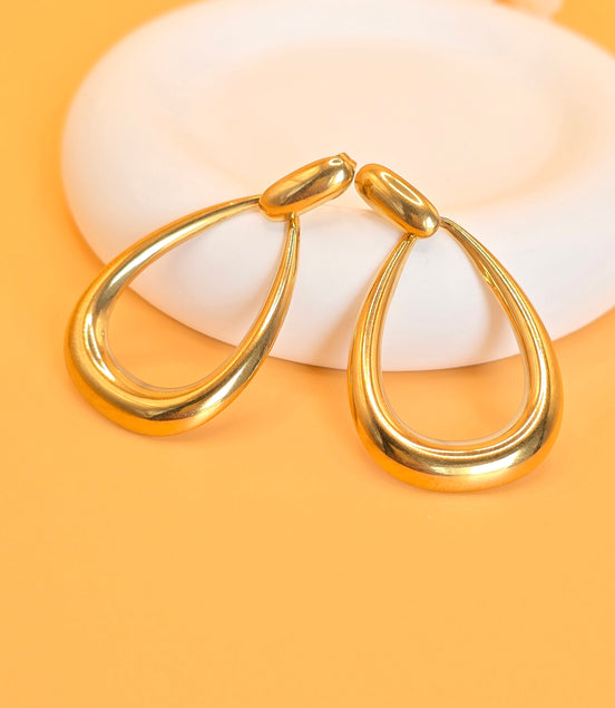 Boucles d'oreilles dorées Zoé