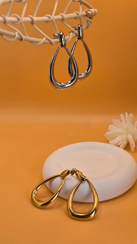 Boucles d'oreilles dorées Zoé