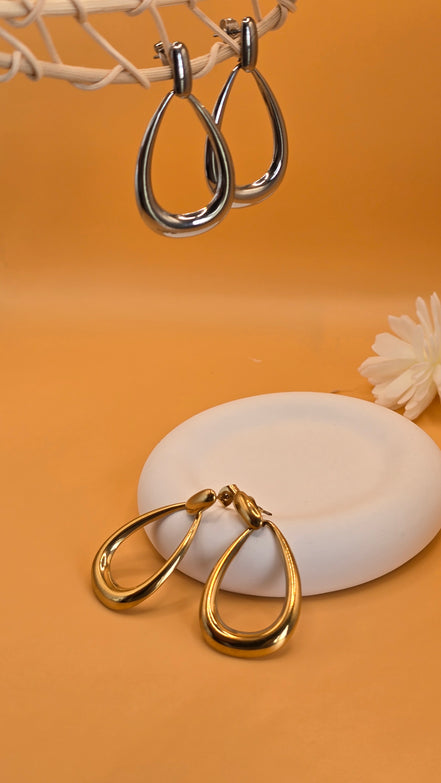 Boucles d'oreilles dorées Zoé