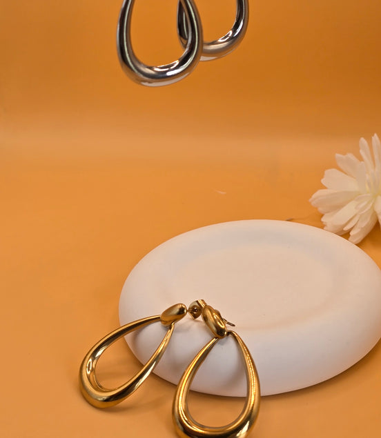 Boucles d'oreilles argentées Zoé