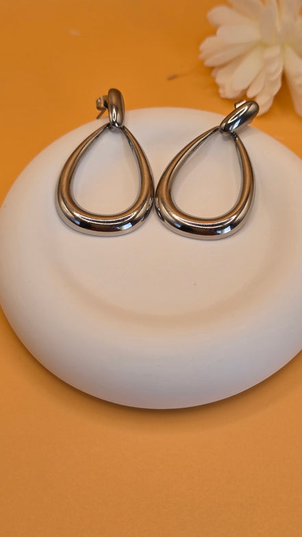 Boucles d'oreilles argentées Zoé