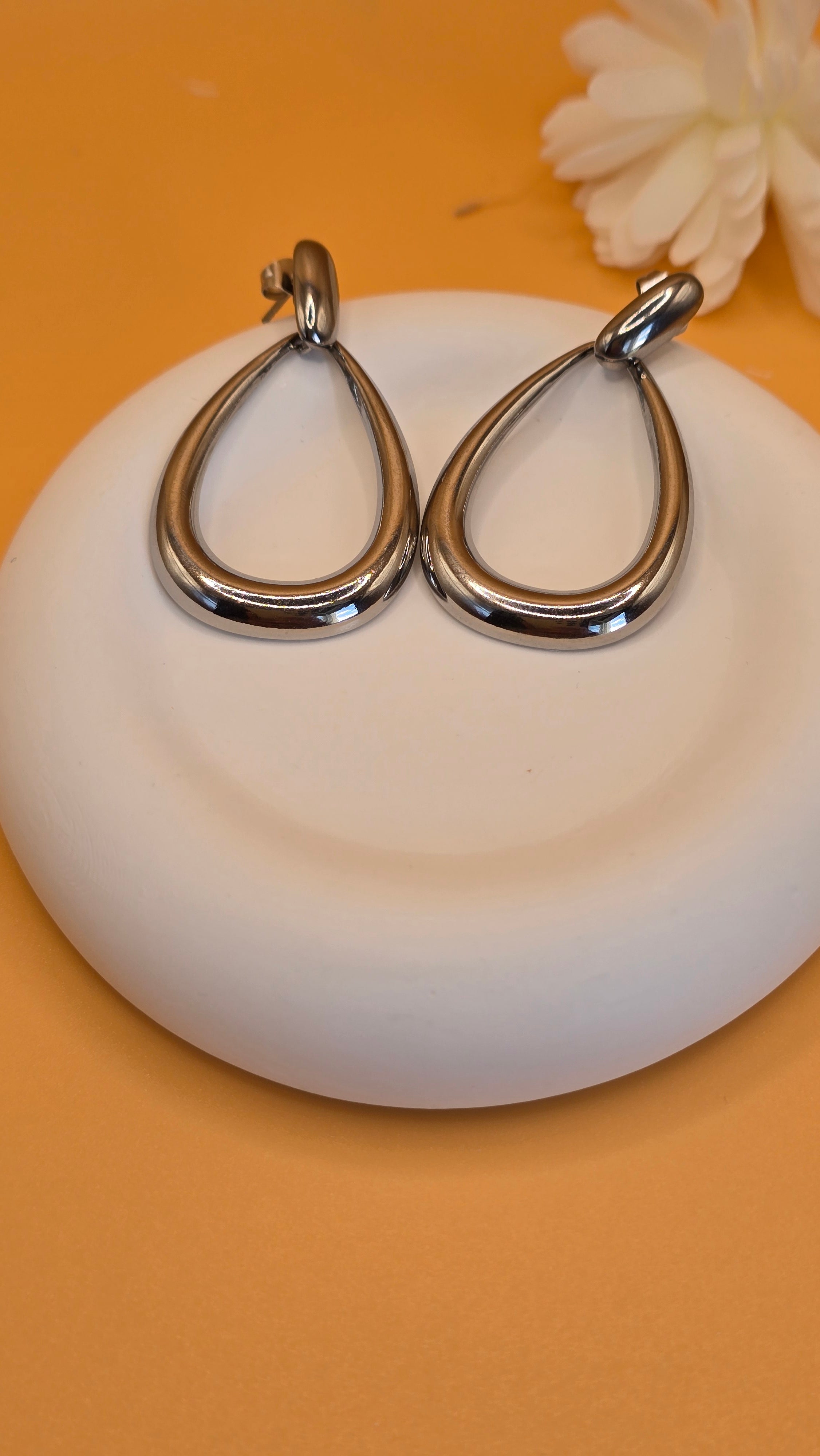 Boucles d'oreilles argentées Zoé