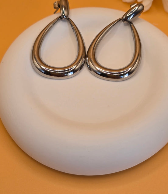 Boucles d'oreilles argentées Zoé