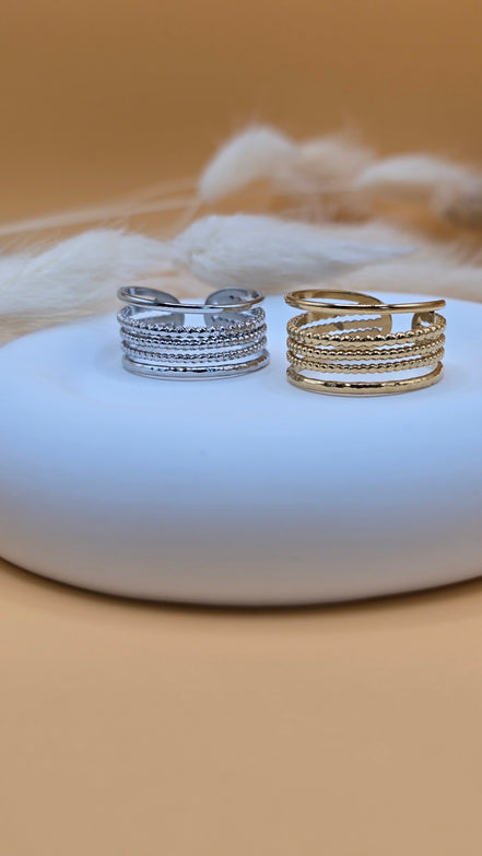 Bague argentée Lyana