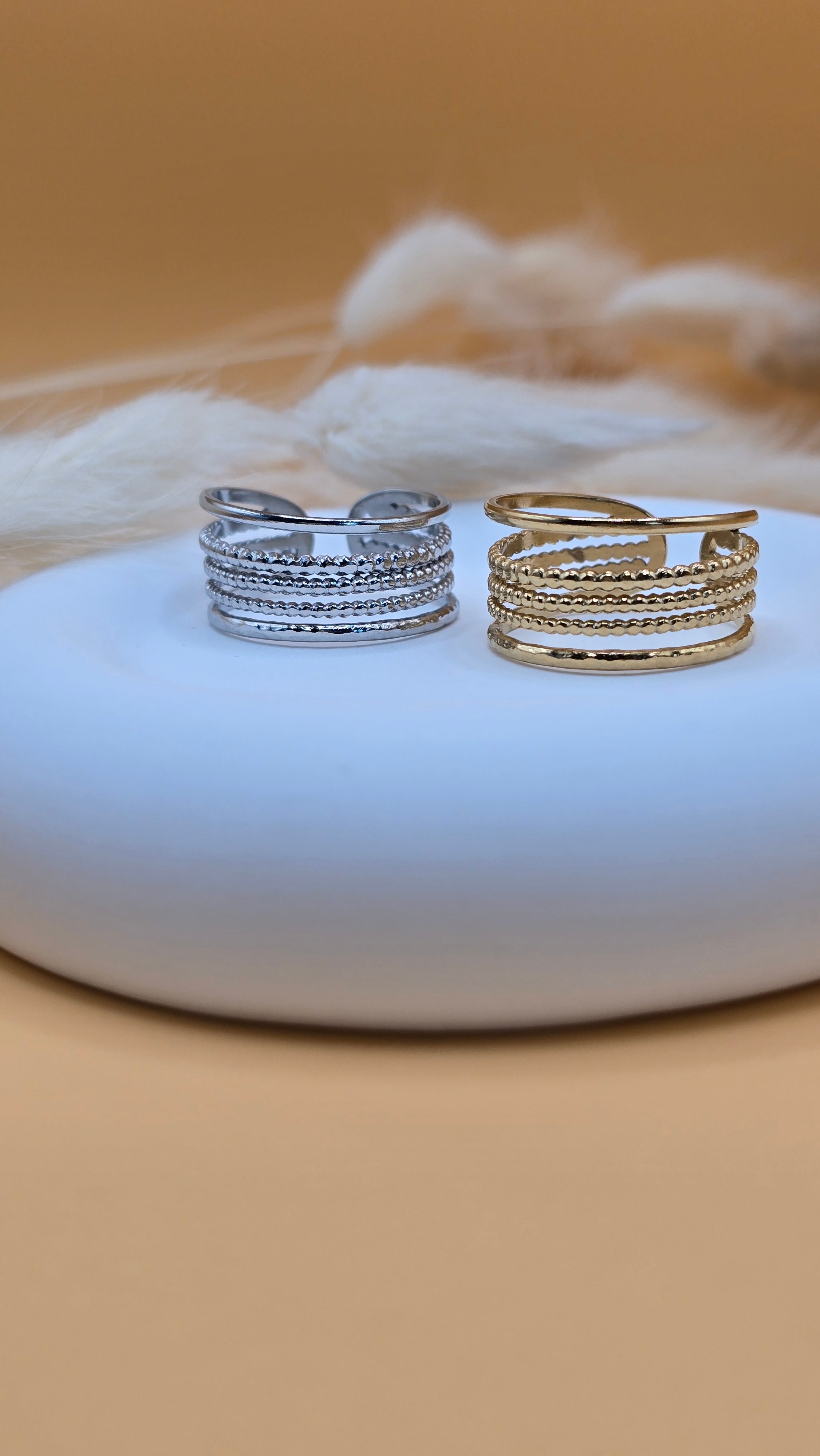 Bague argentée Lyana