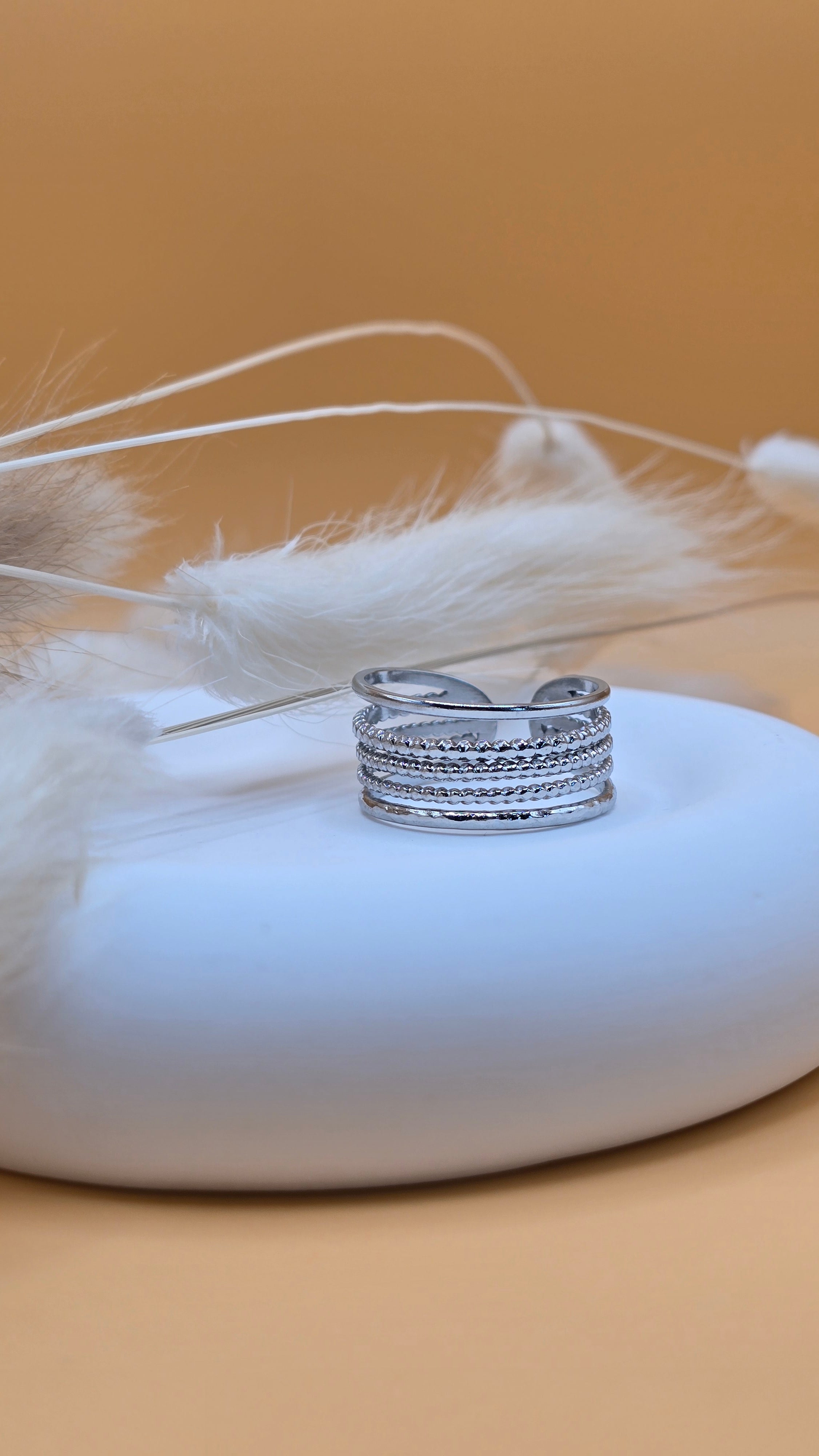 Bague argentée Lyana