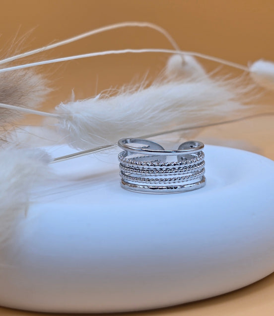 Bague argentée Lyana
