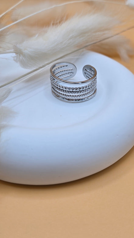 Bague argentée Lyana