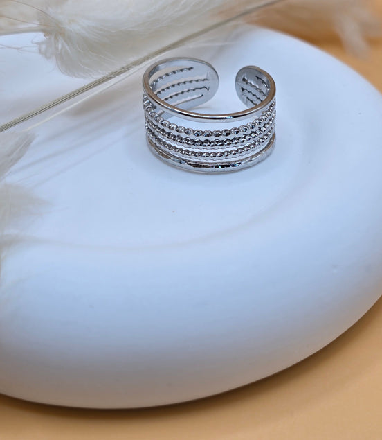 Bague argentée Lyana