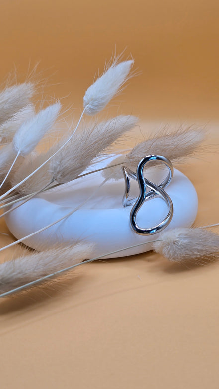 Bague argentée Yasmine