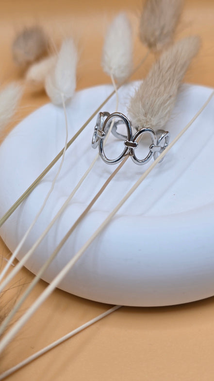 Bague argentée Alix