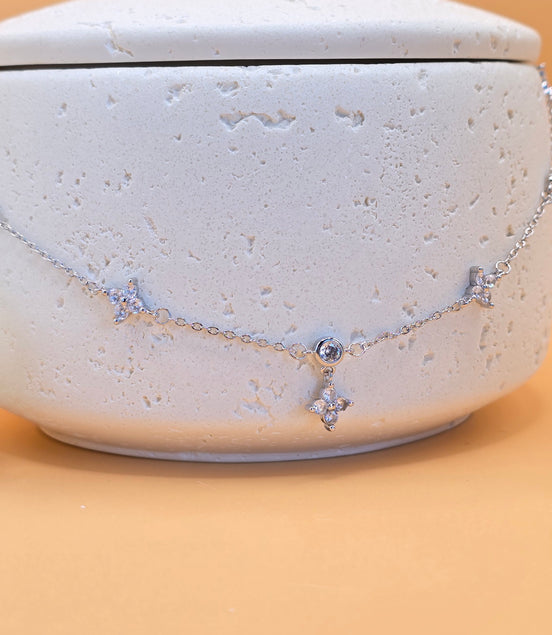 Collier argenté Liliha