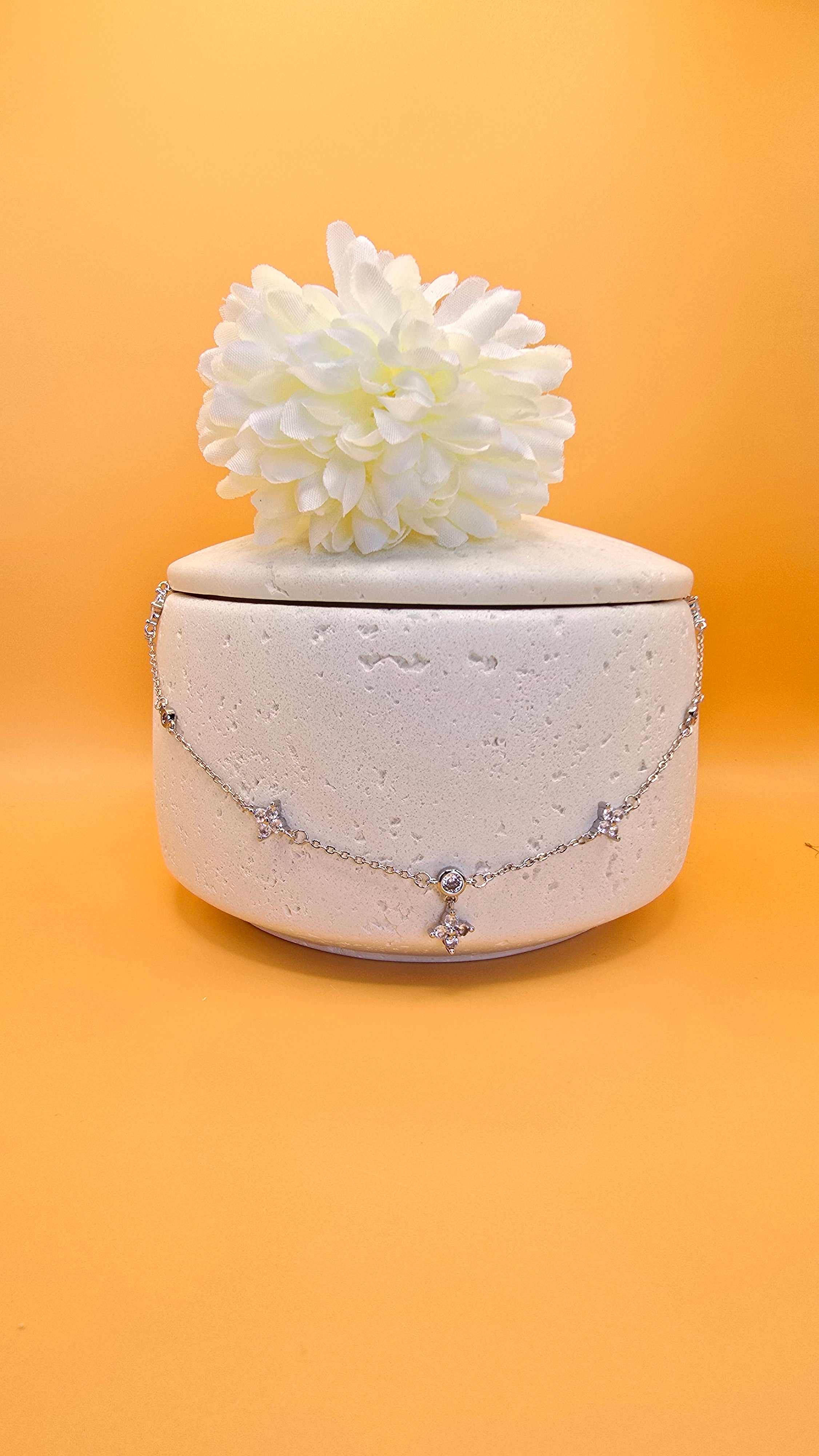 Collier argenté Liliha