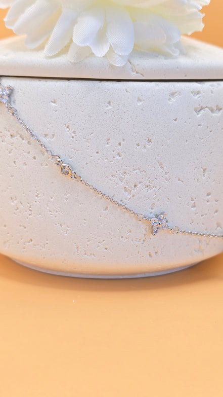 Collier argenté Liliha