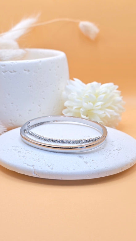 Bracelet argenté Brune