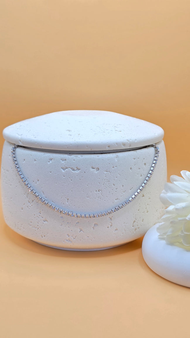 Collier argenté Sohane