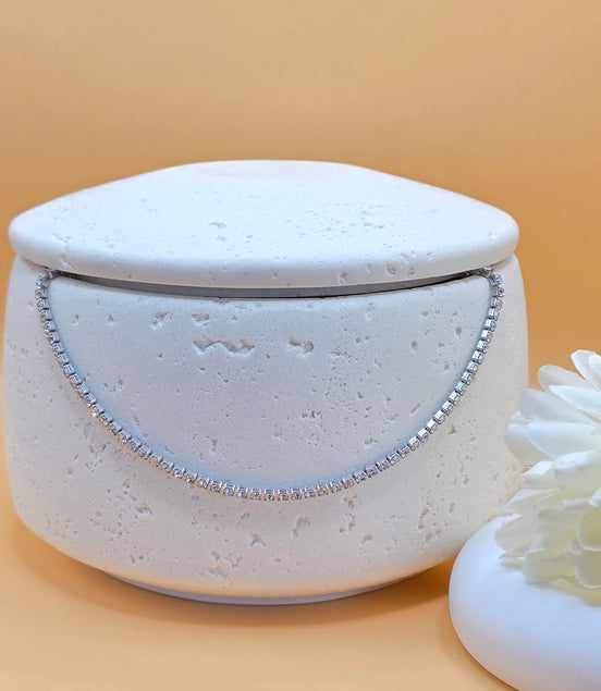 Collier argenté Sohane