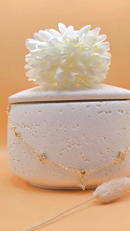 Collier doré Liliha