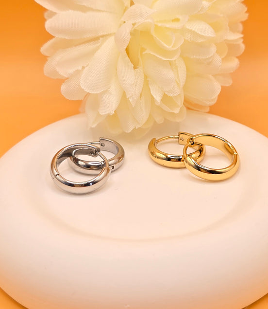 Boucles d'oreilles argentées Mialy