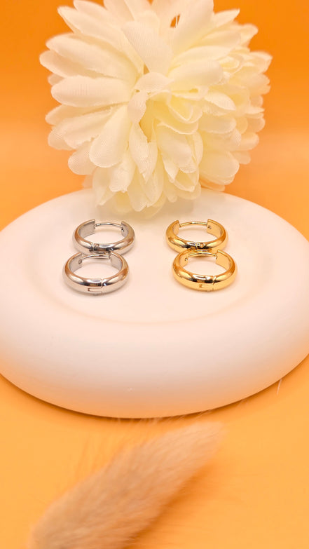 Boucles d'oreilles dorées Mialy